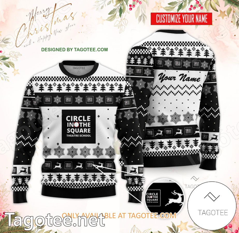 Circle in the Square Theatre School Custom Ugly Christmas Sweater - EmonShop