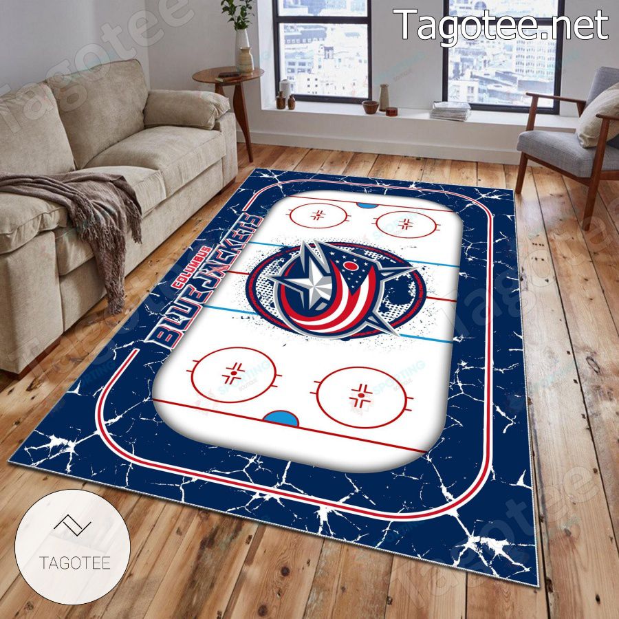 Columbus Blue Jackets Sport Floor Rugs