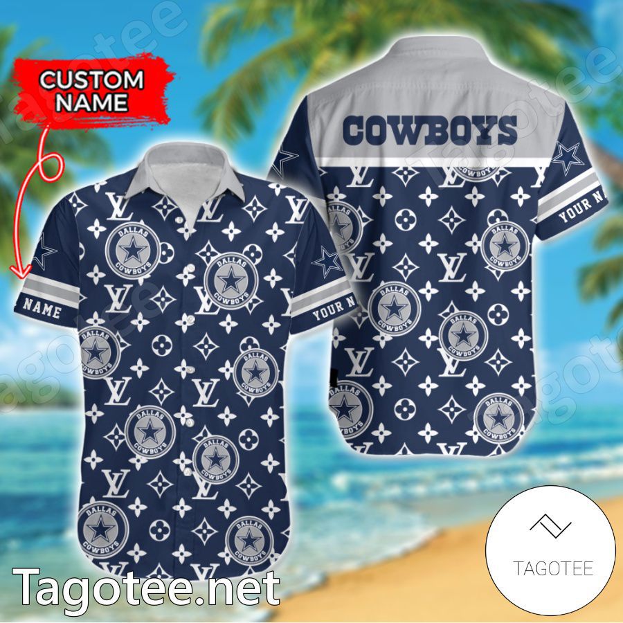 Dallas Cowboys Louis Vuitton LV NFL Custom Hawaiian Shirt