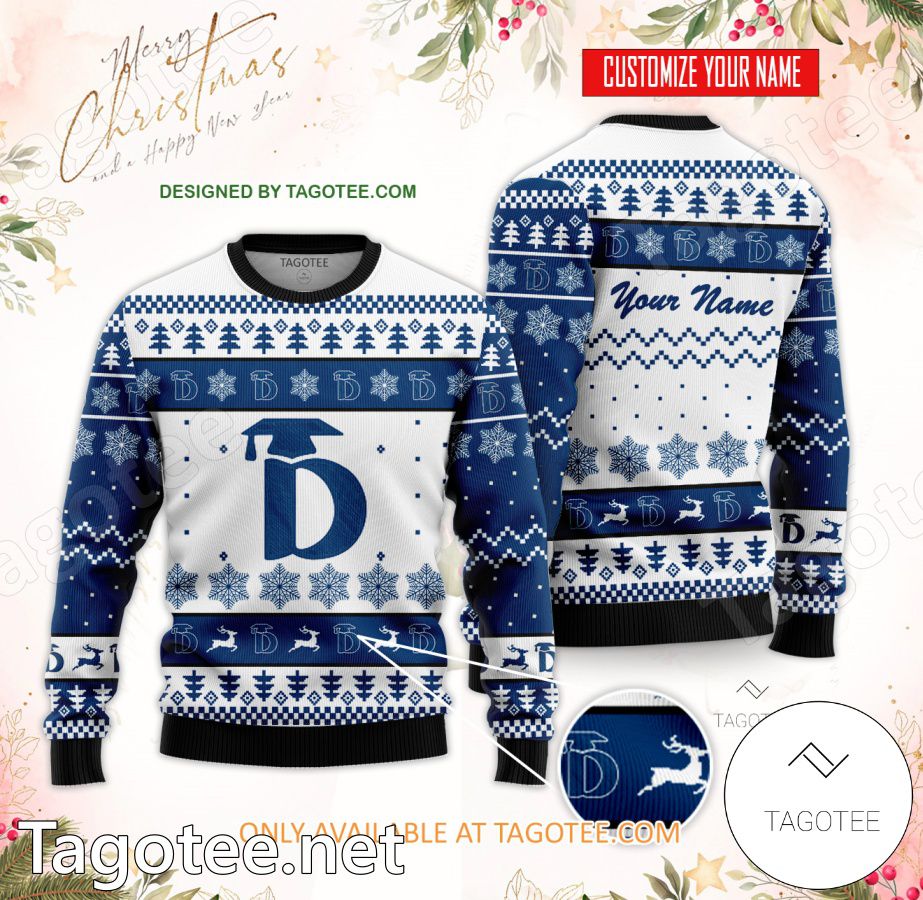 Diversified Vocational College Custom Ugly Christmas Sweater - EmonShop