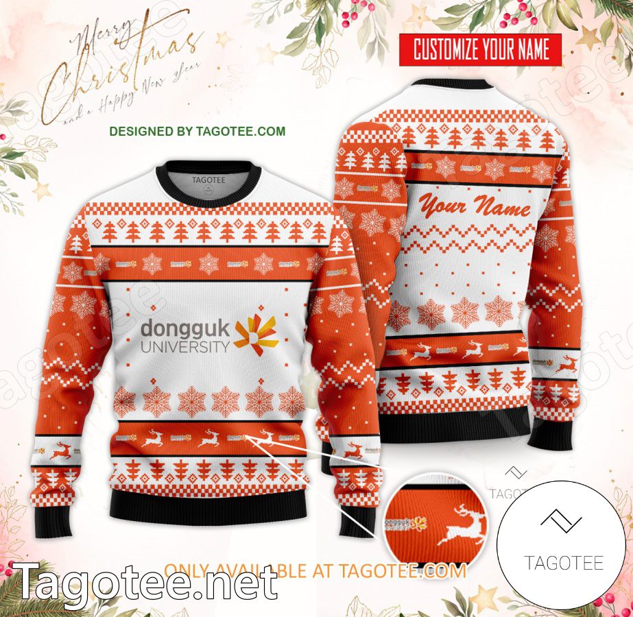 Dongguk University Los Angeles Custom Ugly Christmas Sweater - EmonShop