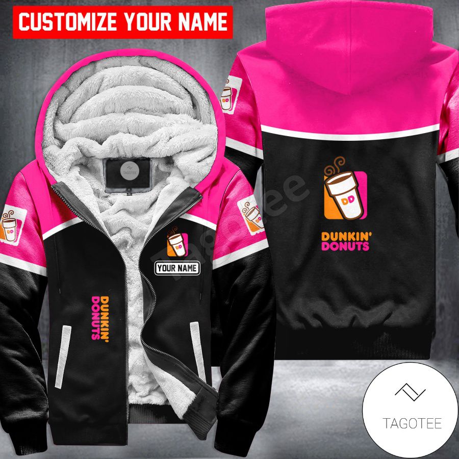 Dunkin Donuts Custom Uniform Fleece Hoodie - MiuShop