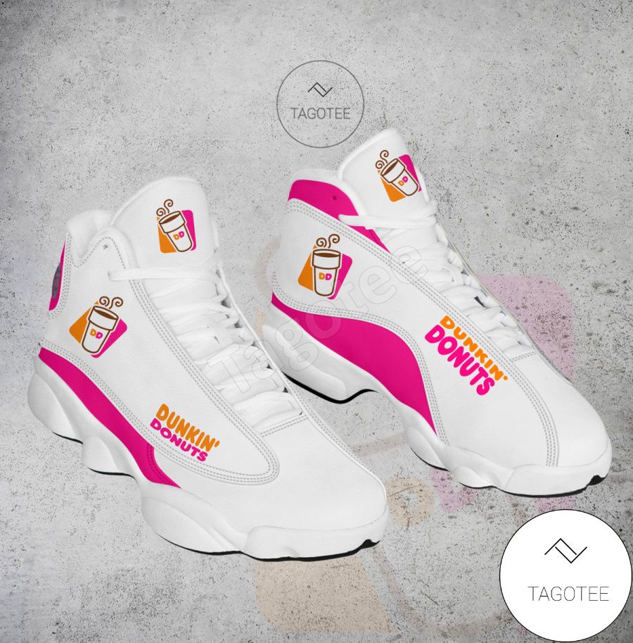 Dunkin Donuts Logo Air Jordan 13 Shoes - MiuShop