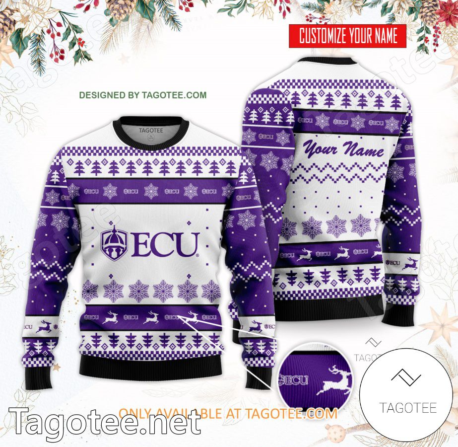 East Carolina University Custom Ugly Christmas Sweater - BiShop