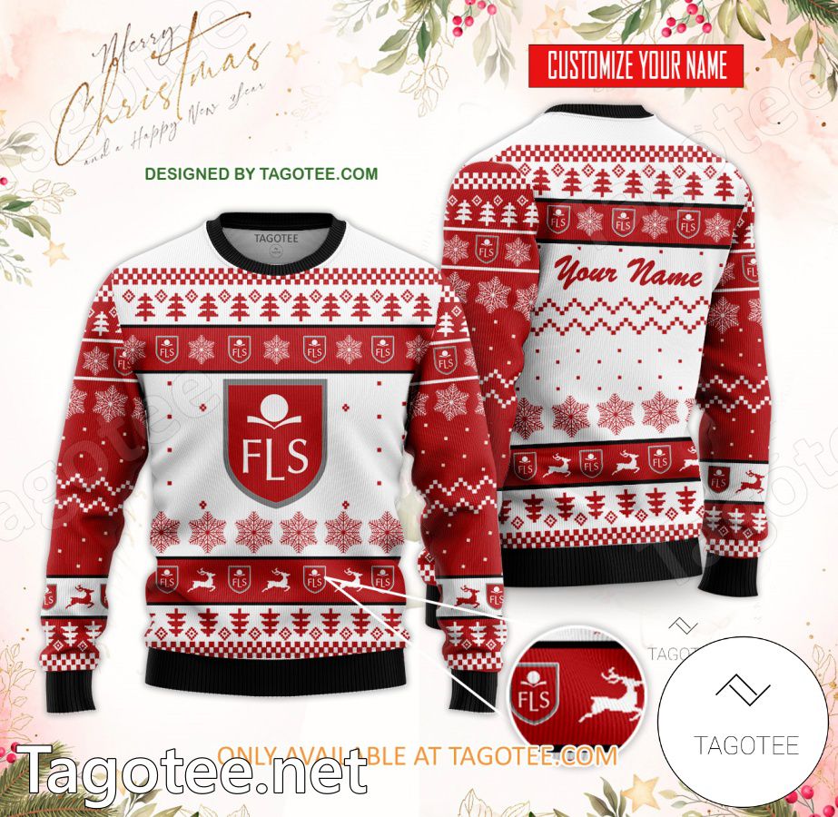 FLS International Custom Ugly Christmas Sweater - EmonShop