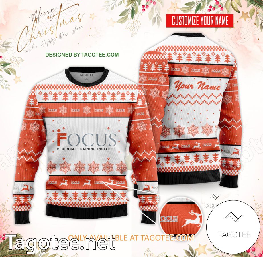 Focus Personal Training Institute Custom Ugly Christmas Sweater - EmonShop