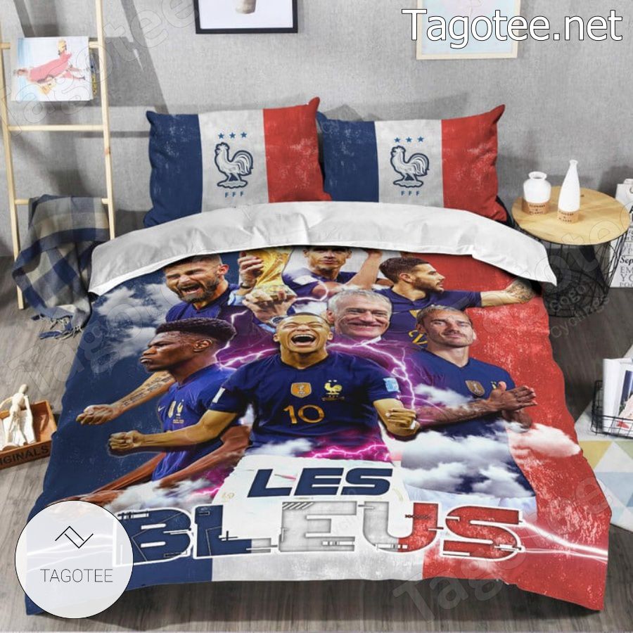 France National Team Les Bleus World Cup 2022 Bedding Set