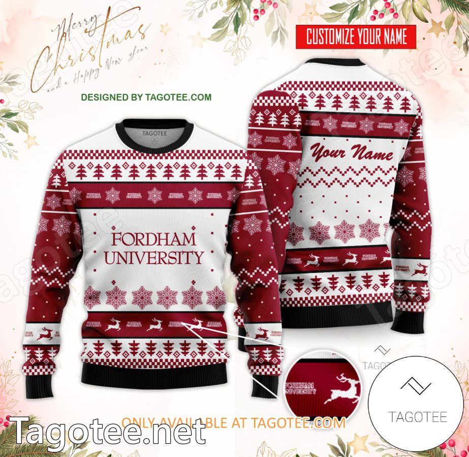 Gabelli School of Business Custom Ugly Christmas Sweater - EmonShop