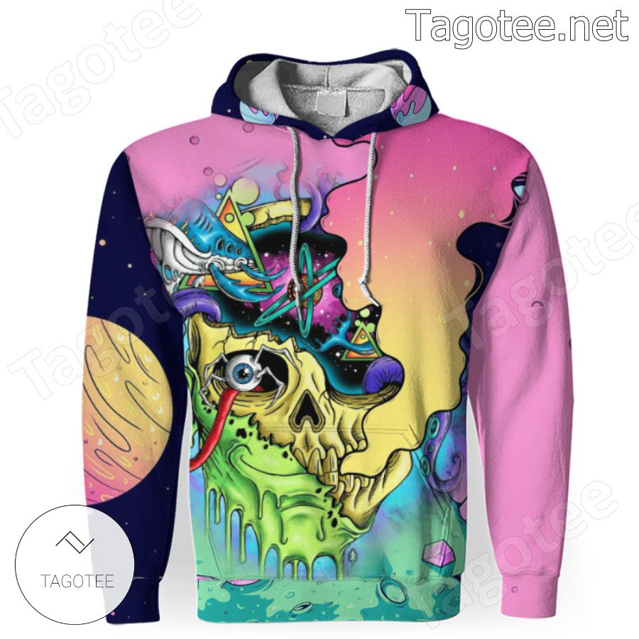 Hippie Psychedelic Smoke Weed Hoodie a