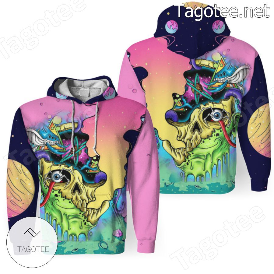 Hippie Psychedelic Smoke Weed Hoodie