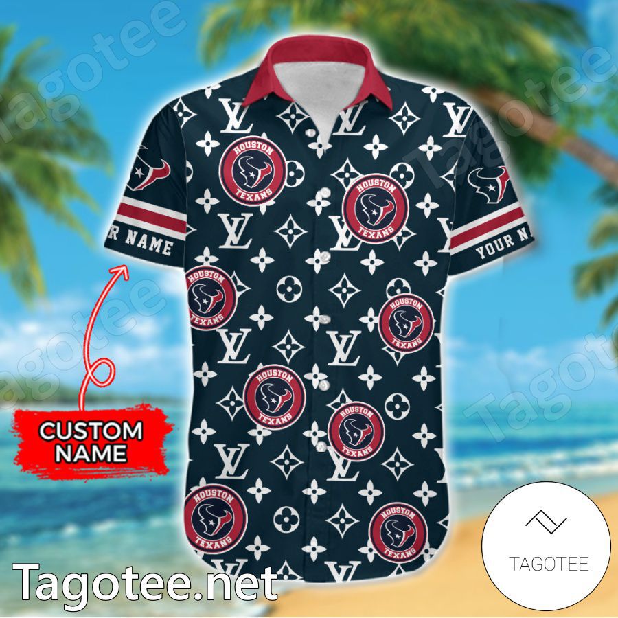 Houston Texans Louis Vuitton LV NFL Custom Hawaiian Shirt a