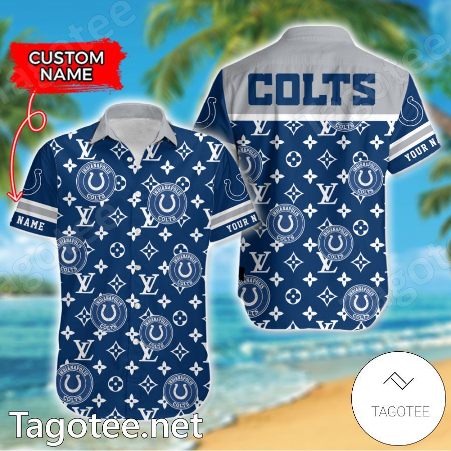 Indianapolis Colts Louis Vuitton LV NFL Custom Hawaiian Shirt