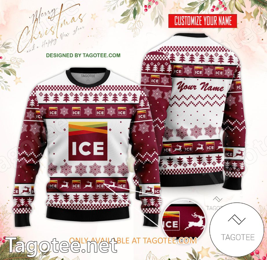 Institute of Culinary Education Custom Ugly Christmas Sweater - EmonShop