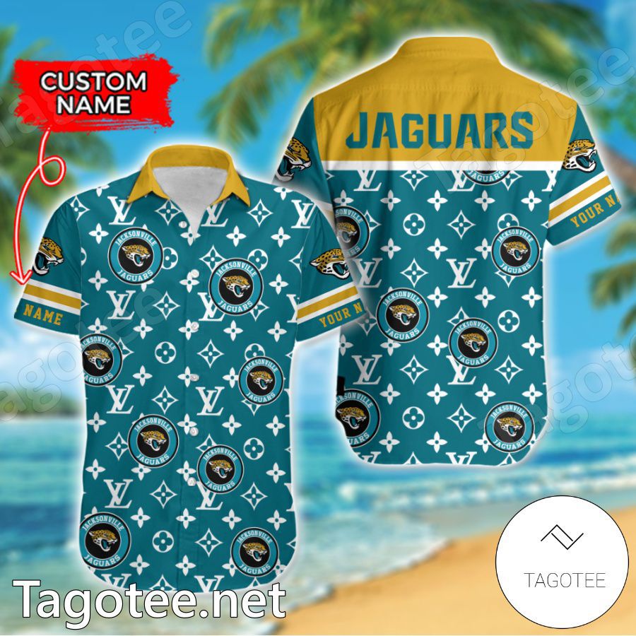 Jacksonville Jaguars Louis Vuitton LV NFL Custom Hawaiian Shirt