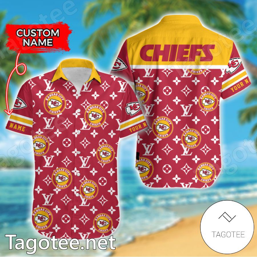 Kansas City Chiefs Louis Vuitton LV NFL Custom Hawaiian Shirt