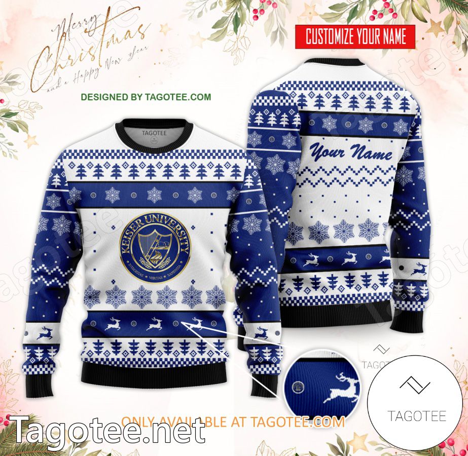 Keiser University - Residential (Flagship) Custom Ugly Christmas Sweater - MiuShop