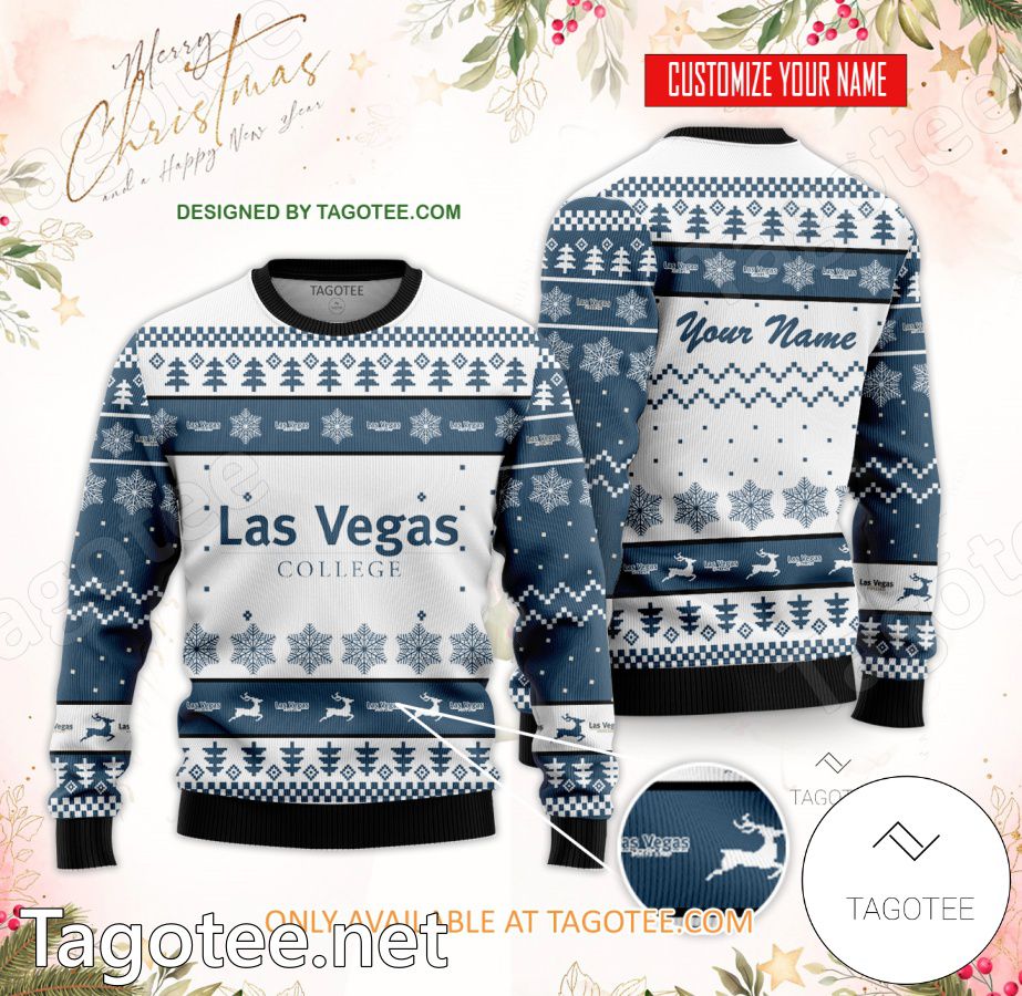 Las Vegas College Custom Ugly Christmas Sweater - EmonShop