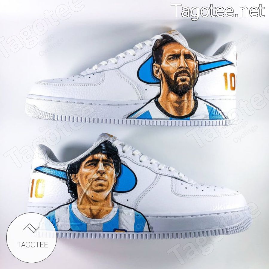 Lionel Messi 10 Argentina National Team Air Force 1 Shoes