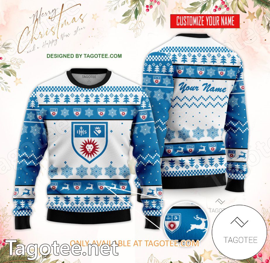 Loyola Marymount University Custom Ugly Christmas Sweater - EmonShop