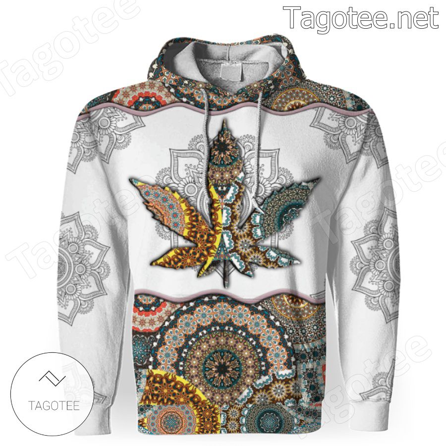 Mandala Marijuana Weed Hoodie a