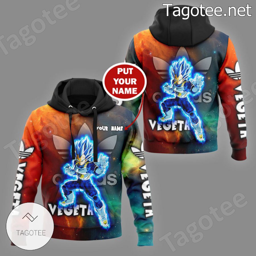 Personalized Adidas Vegeta Dragon Ball Hoodie And Pants a