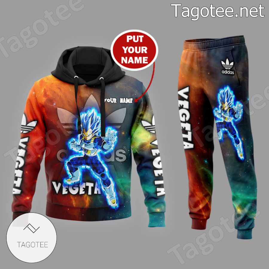 Personalized Adidas Vegeta Dragon Ball Hoodie And Pants