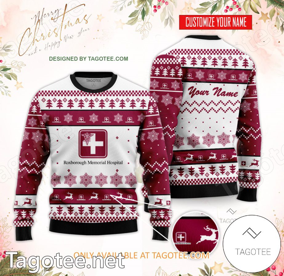 Roxborough Memorial Hospital Custom Ugly Christmas Sweater - BiShop