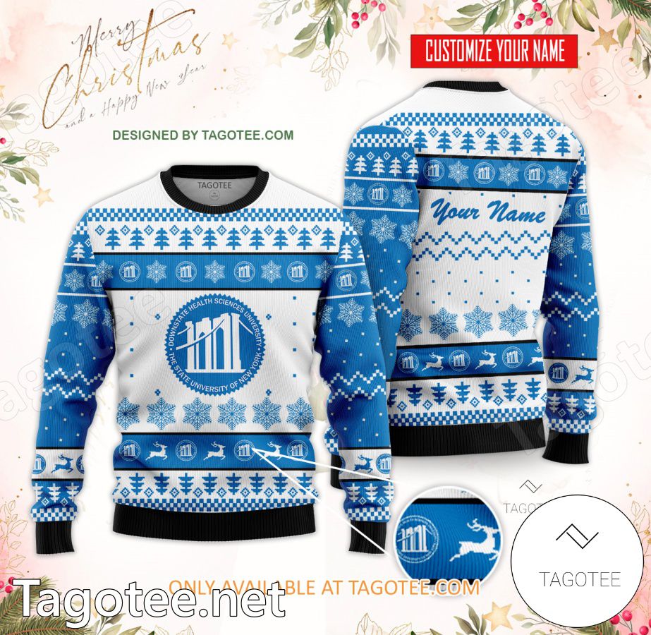 SUNY Downstate Medical Center Custom Ugly Christmas Sweater - EmonShop