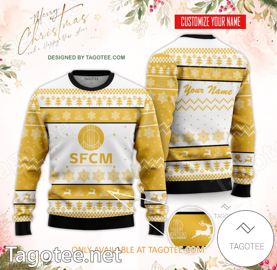 San Francisco Conservatory of Music Custom Ugly Christmas Sweater - BiShop