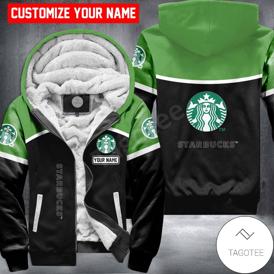 Starbucks Custom Uniform Fleece Hoodie - MiuShop