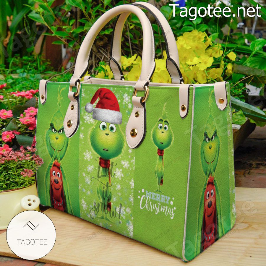 The Grinch Merry Christmas Let It Snow Handbag a