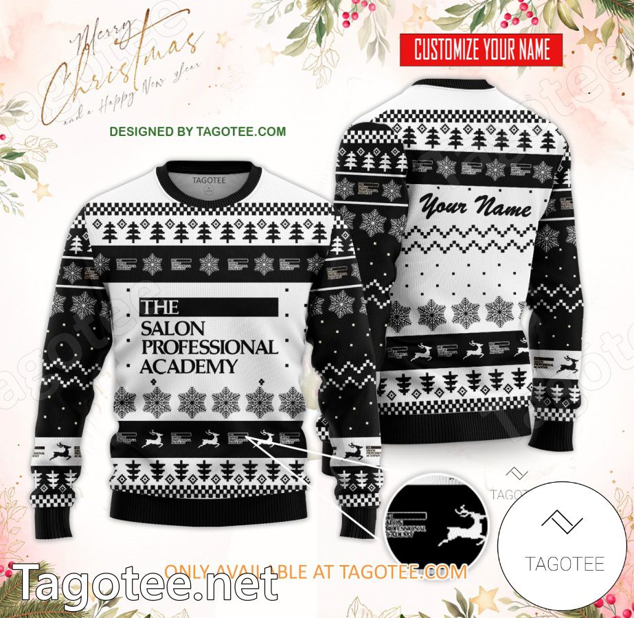 The Salon Professional Academy Custom Ugly Christmas Sweater - EmonShop