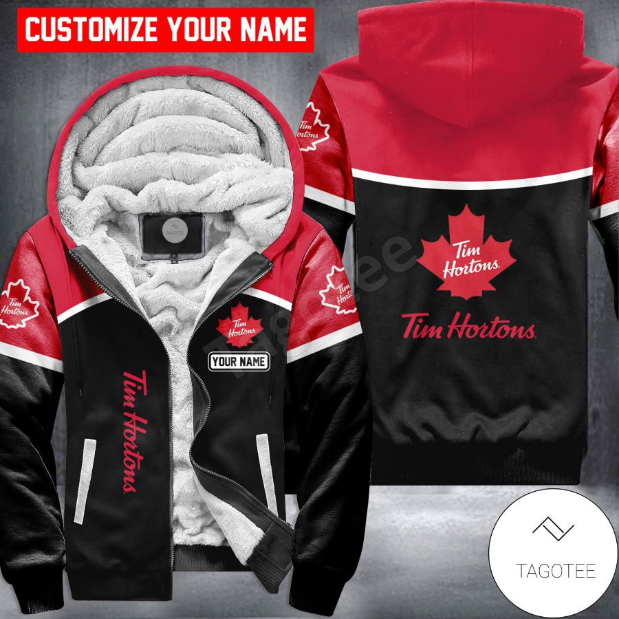 Tim Hortons Custom Uniform Fleece Hoodie - MiuShop