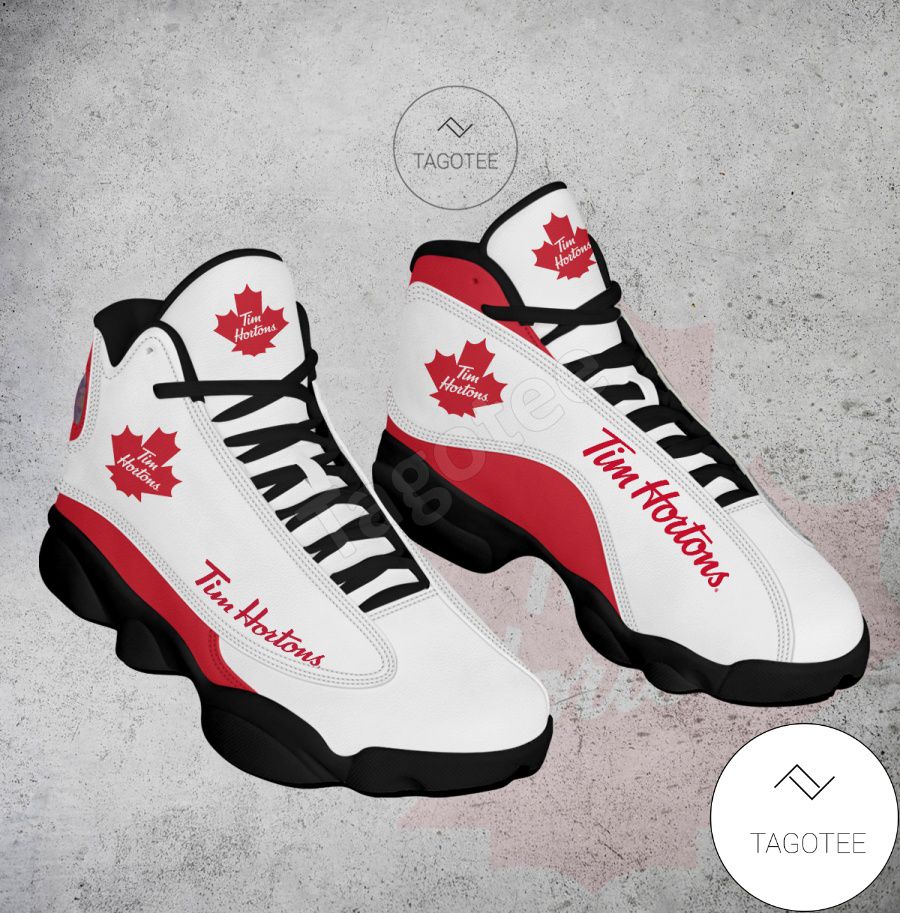 Tim Hortons Logo Air Jordan 13 Shoes - MiuShop a