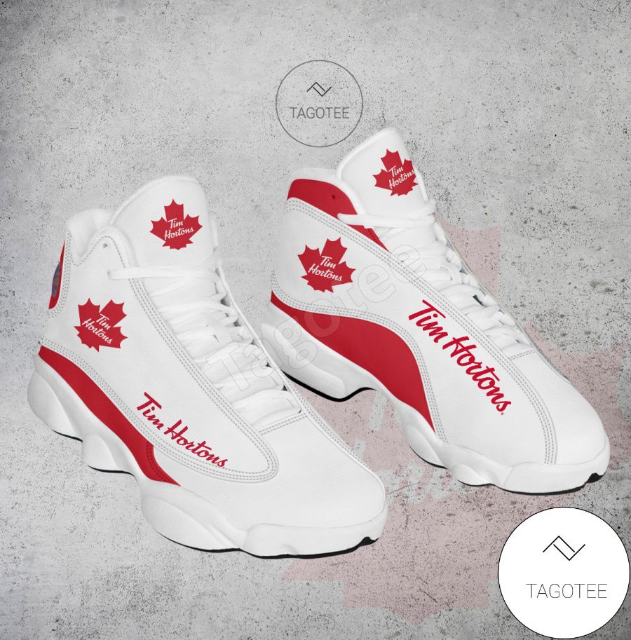 Tim Hortons Logo Air Jordan 13 Shoes - MiuShop