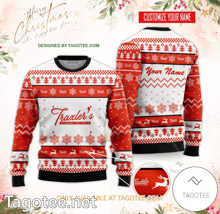 Traxlers School of Hair Custom Ugly Christmas Sweater - EmonShop