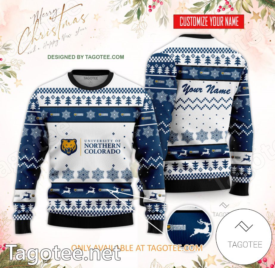 University of Northern Colorado Custom Ugly Christmas Sweater - BiShop