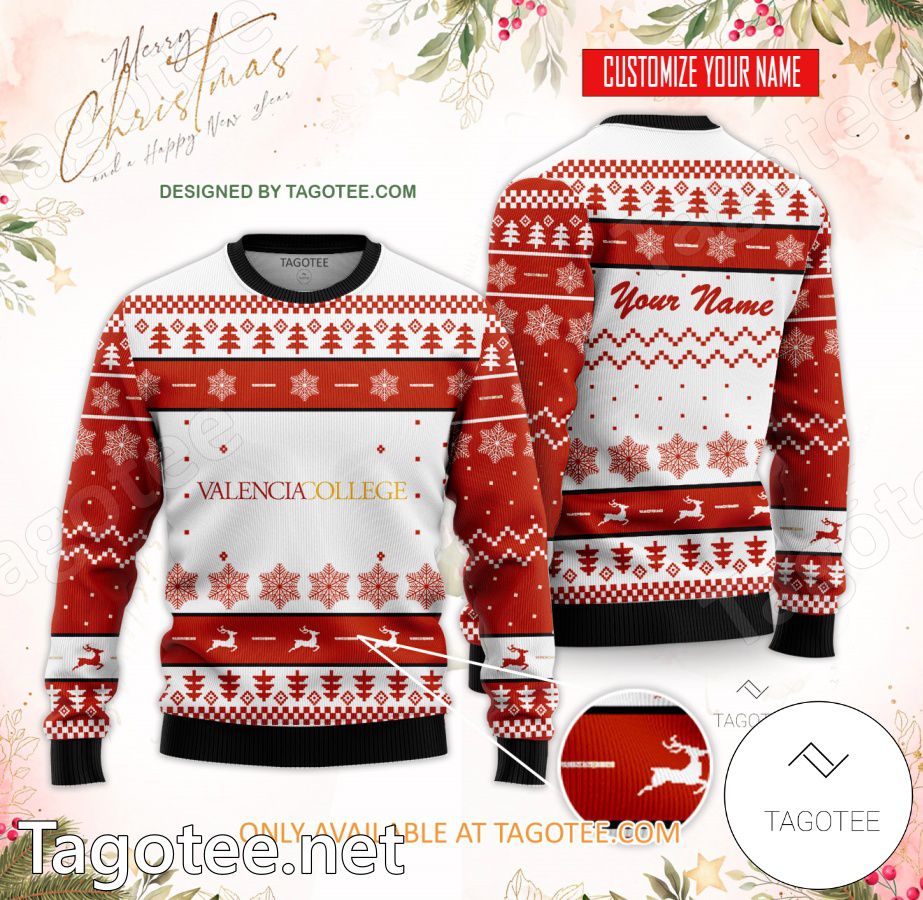 Valencia College Custom Ugly Christmas Sweater - BiShop