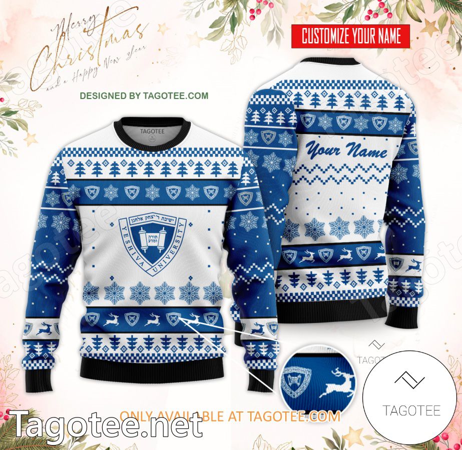 Yeshiva University Custom Ugly Christmas Sweater - EmonShop