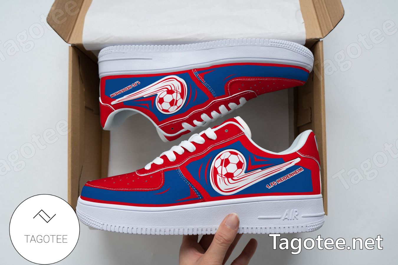 1. FC Heidenheim Logo Air Force 1 Shoes a