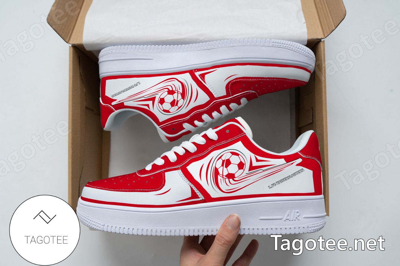 1. FC Kaiserslautern Logo Air Force 1 Shoes a