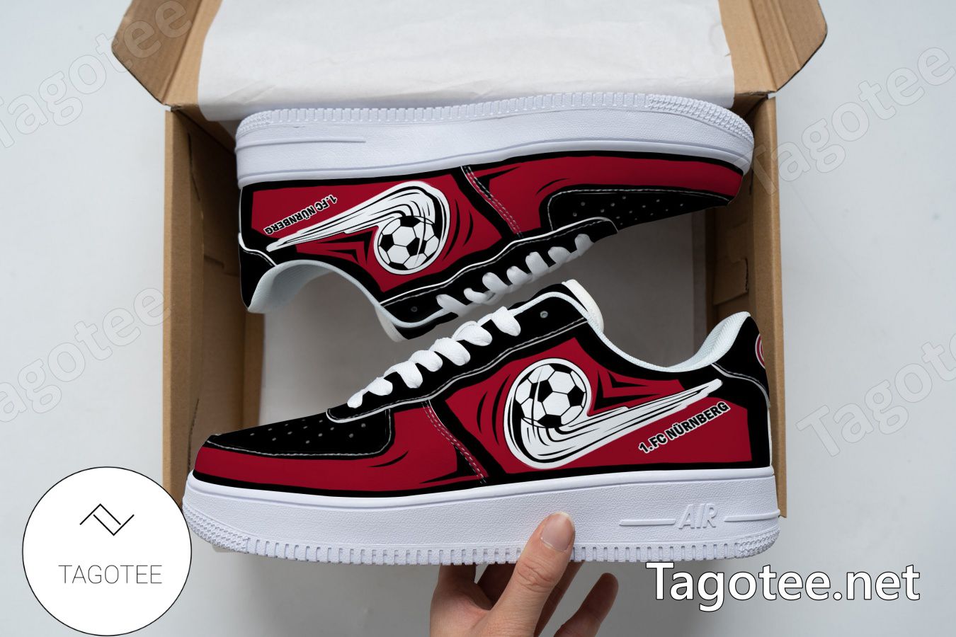 1. FC Nurnberg Logo Air Force 1 Shoes a