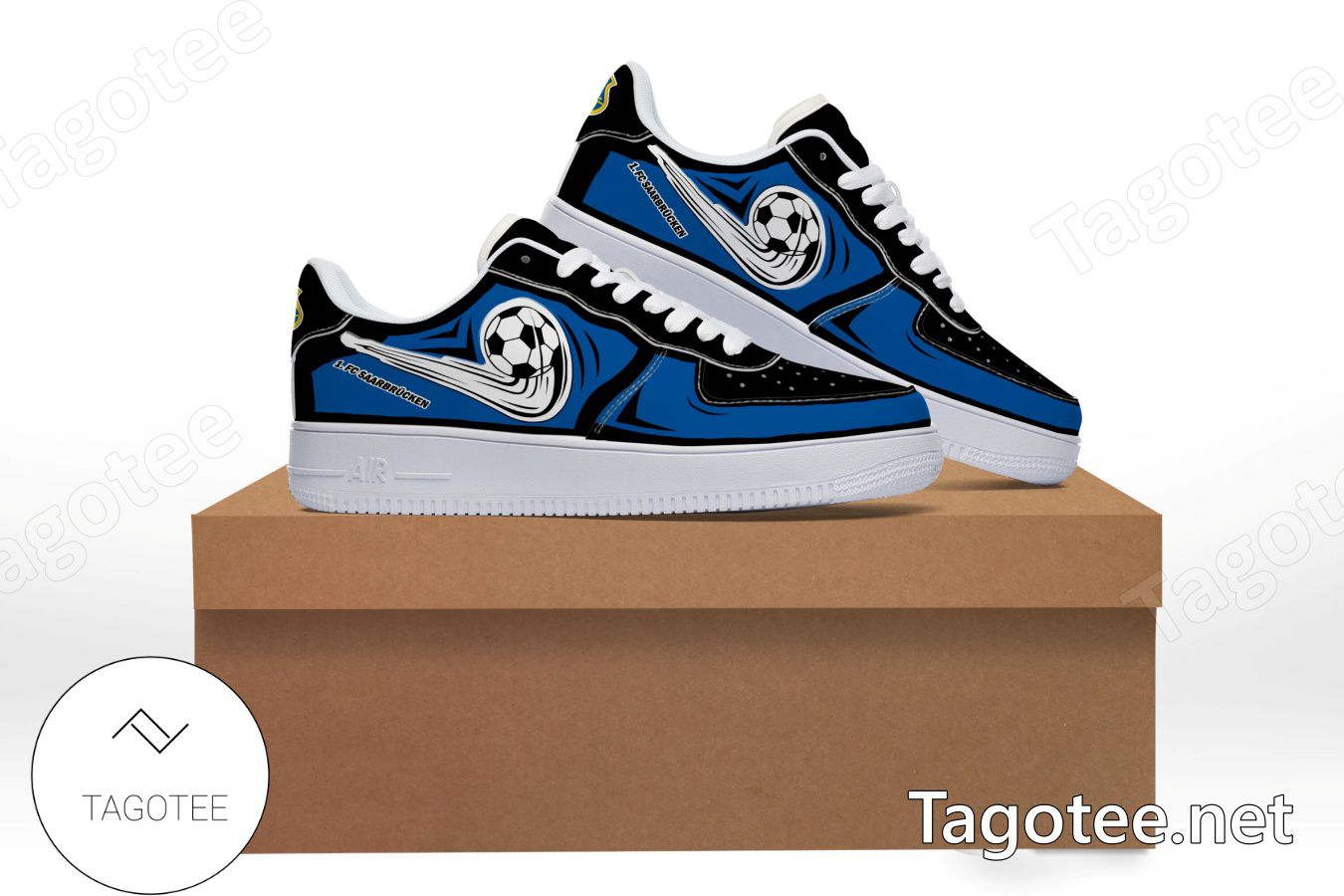 1. FC Saarbrucken Logo Air Force 1 Shoes