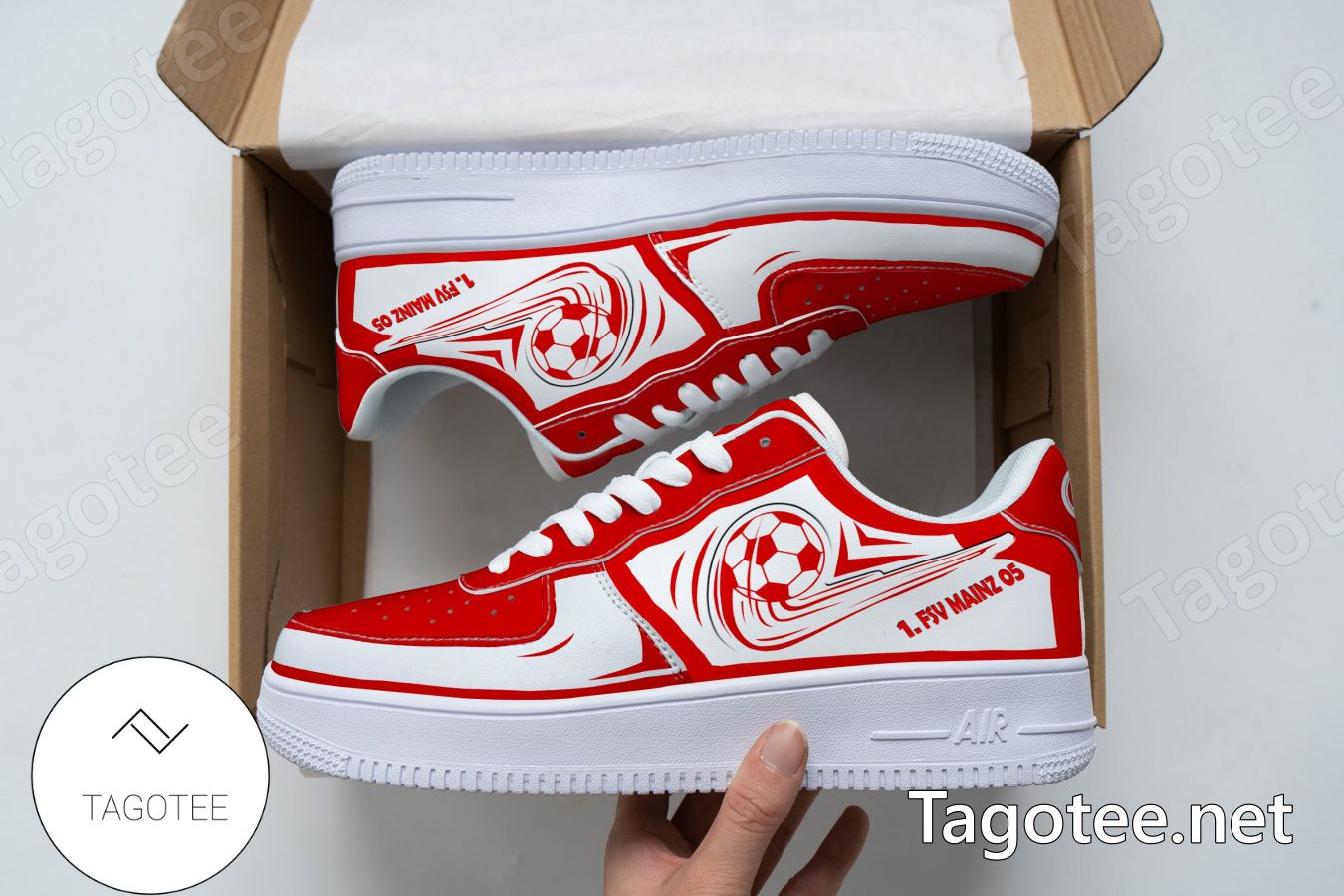 1. FSV Mainz 05 Logo Air Force 1 Shoes a