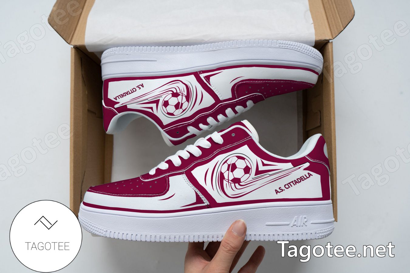 A.S. Cittadella 1973 Logo Air Force 1 Shoes a