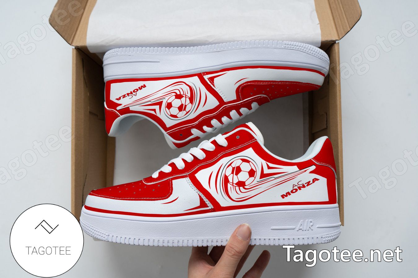 AC Monza Logo Air Force 1 Shoes a