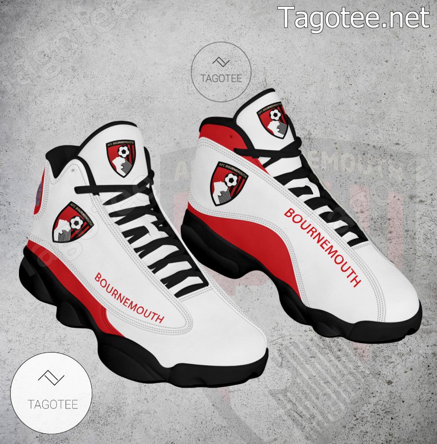 AFC Bournemouth Logo Air Jordan 13 Shoes - BiShop a