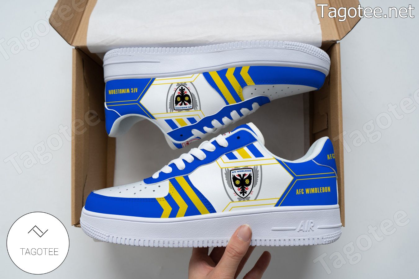 AFC Wimbledon Logo Air Force 1 Shoes a