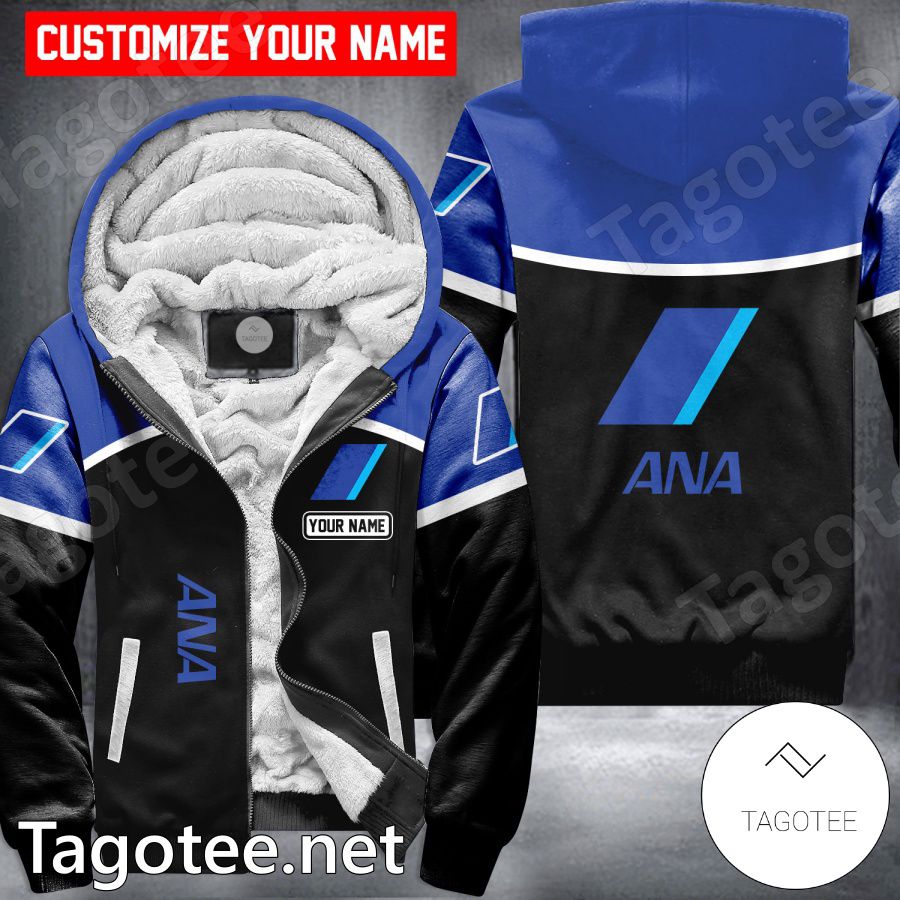 ANA All Nippon Airways Custom Uniform Fleece Hoodie - MiuShop