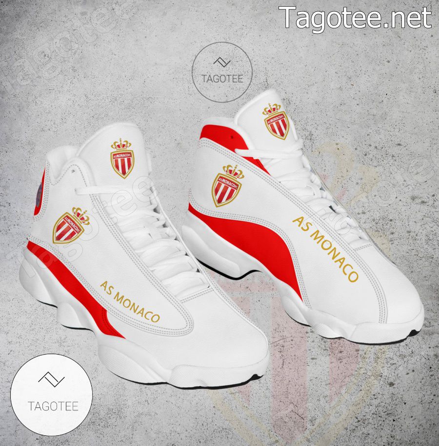 AS Monaco Logo Air Jordan 13 Shoes - BiShop